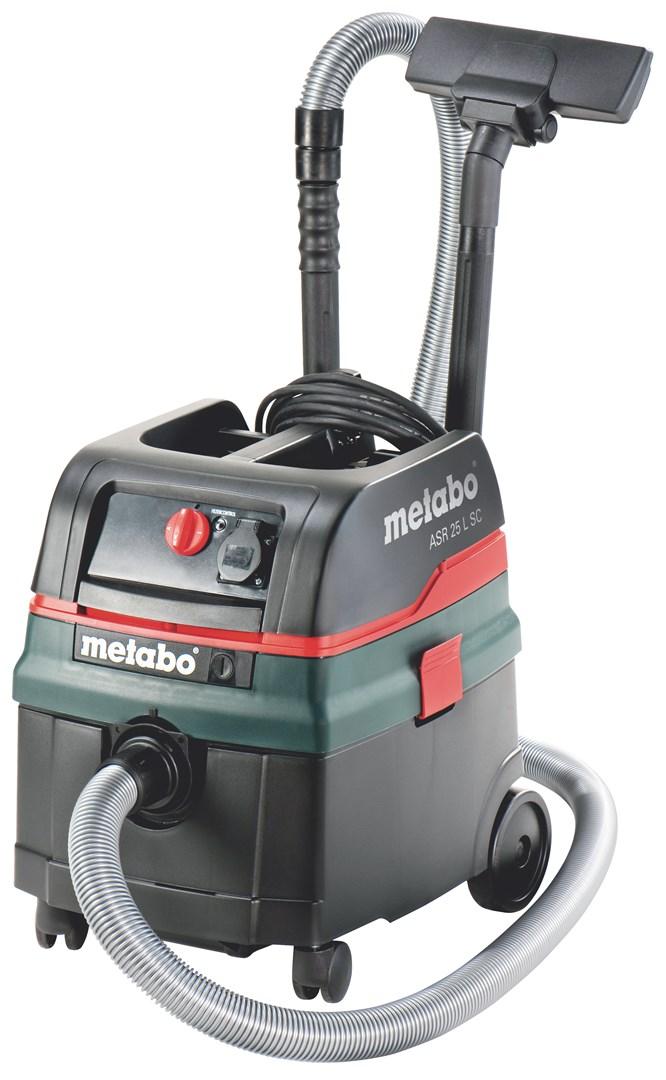 Våd- og tørstøvsuger Metabo ASR 25 L SC 1400 W - sort/grøn billede