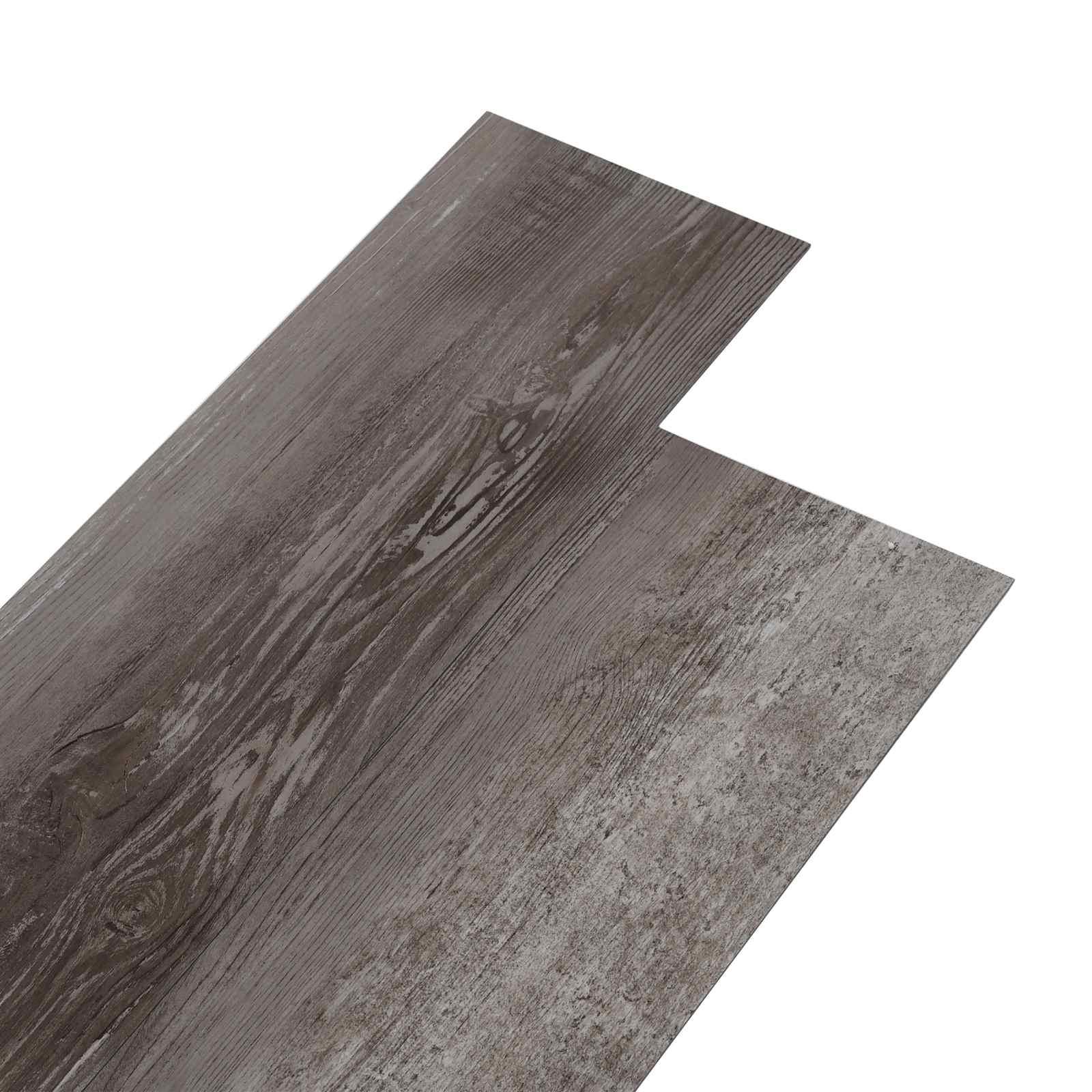 Selvklæbende Gulvplank 32 stk Stribet Træ 4,46 m² PVC