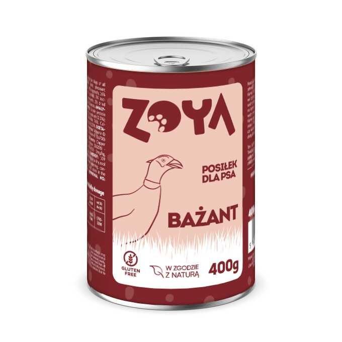 ZOYA Fasankød – vådfoder til hunde 400 g