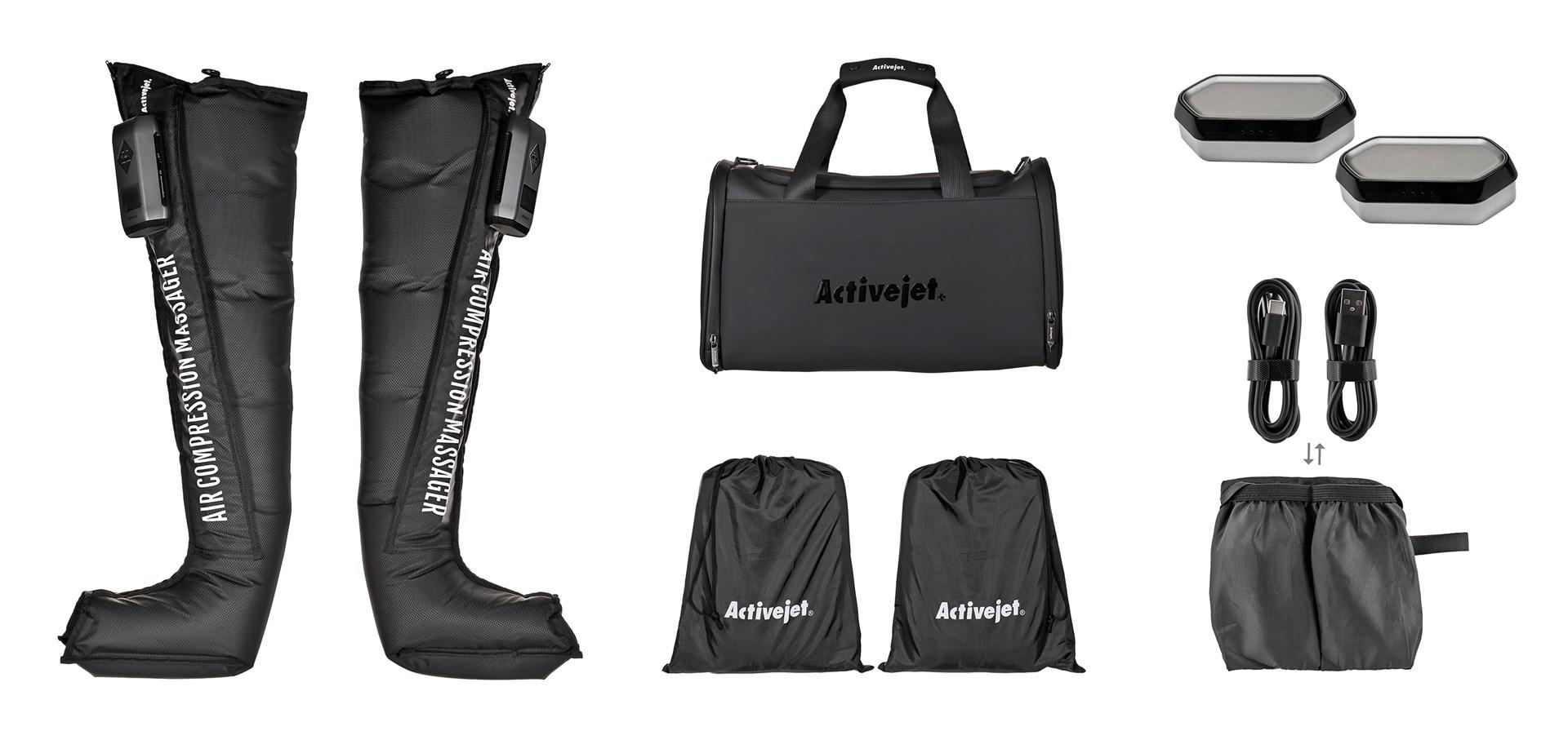 Activejet ACM-PLUS-A1 M - luftkompressions-massager til ben (størrelse M)