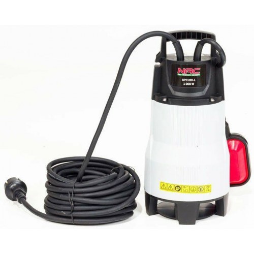NAC SPE100D-L dykpumpe til snavset vand – 1.000 W