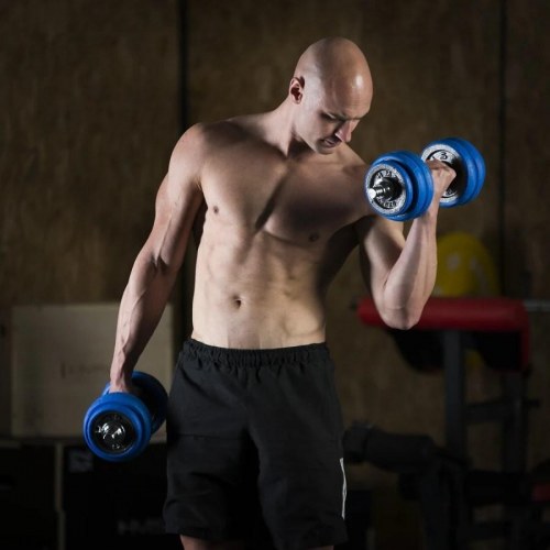 HMS SGG30 BAR 2-i-1 vægtsæt – vægtstang og håndvægte, 30 kg