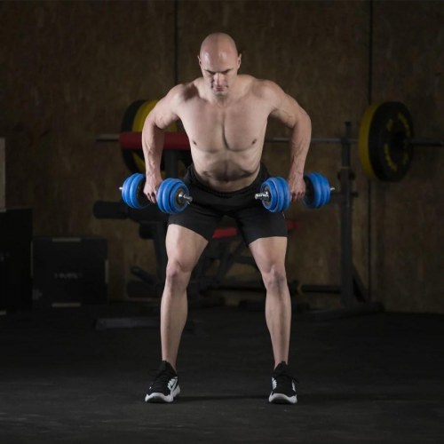 HMS SGG30 BAR 2-i-1 vægtsæt – vægtstang og håndvægte, 30 kg