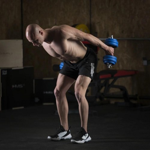 HMS SGG30 BAR 2-i-1 vægtsæt – vægtstang og håndvægte, 30 kg