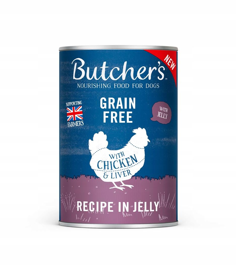 Butcher’s Original – vådfoder i gelé med kylling, 400 g