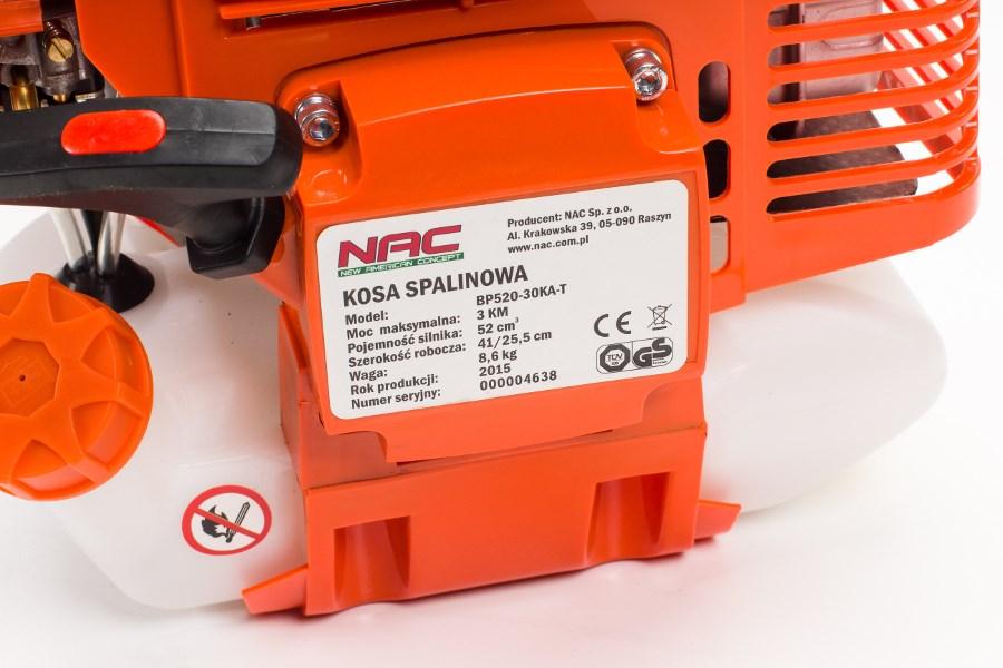 NAC BP520-30KA-T benzindrevet buskrydder 52 cm³ – anti-vibrationssystem