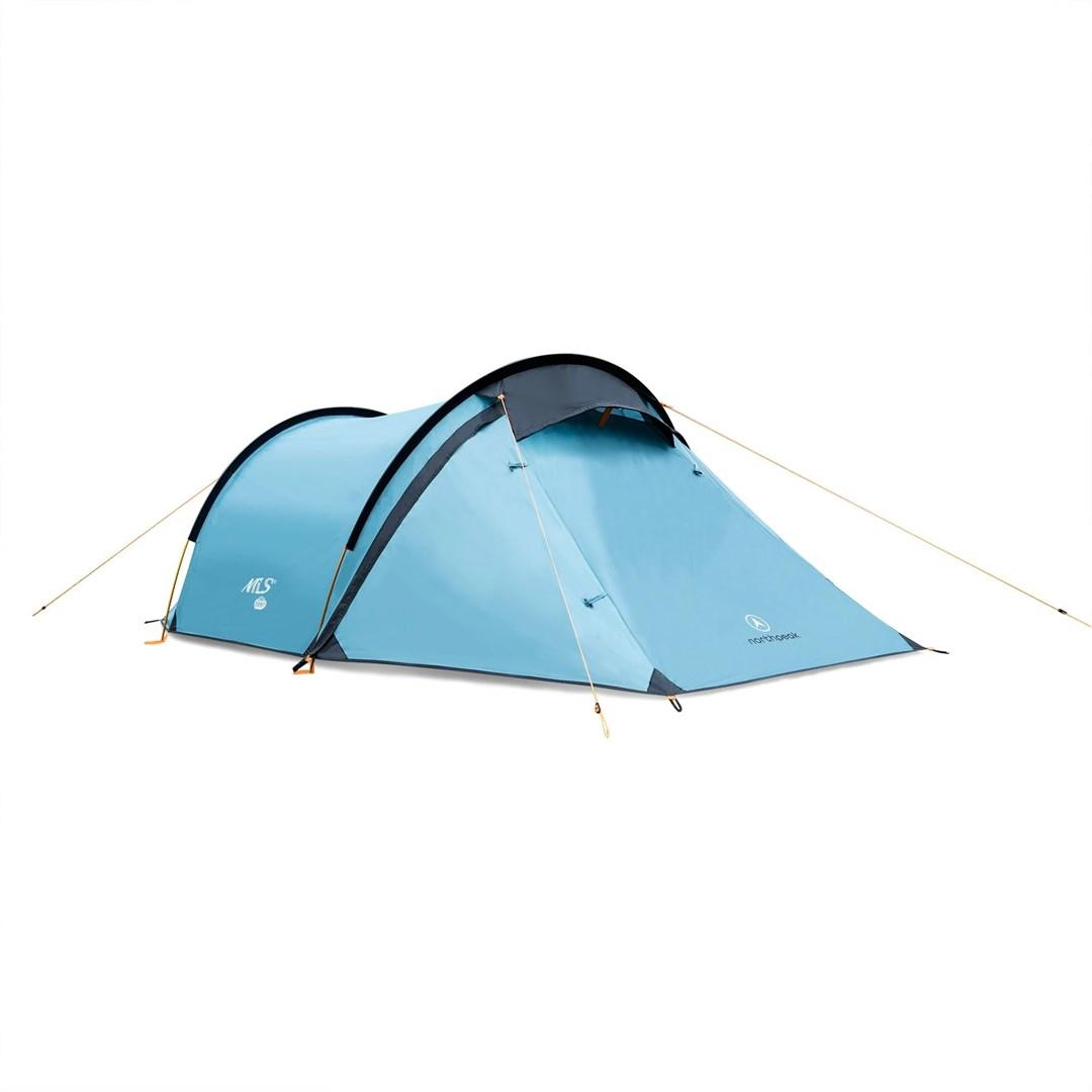NILS eXtreme North Peak NC6003 - 2-personers campingtelt, blå/grå