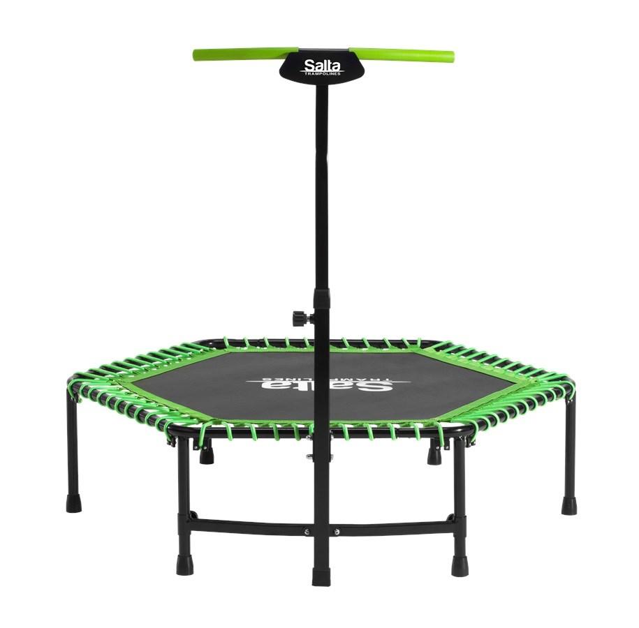 Salta fitness-trampolin 128 cm - sekskantet med håndtag billede