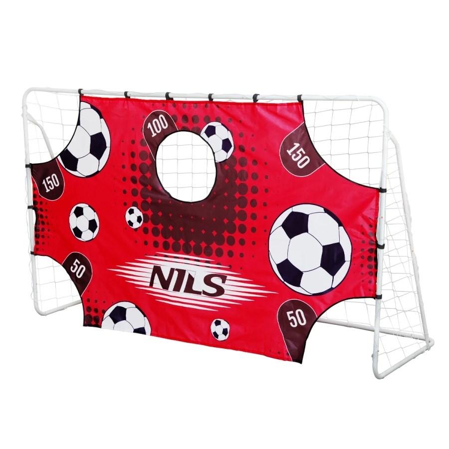NILS eXtreme BR240P fodboldmål 240 × 150 cm med net og træningsdug