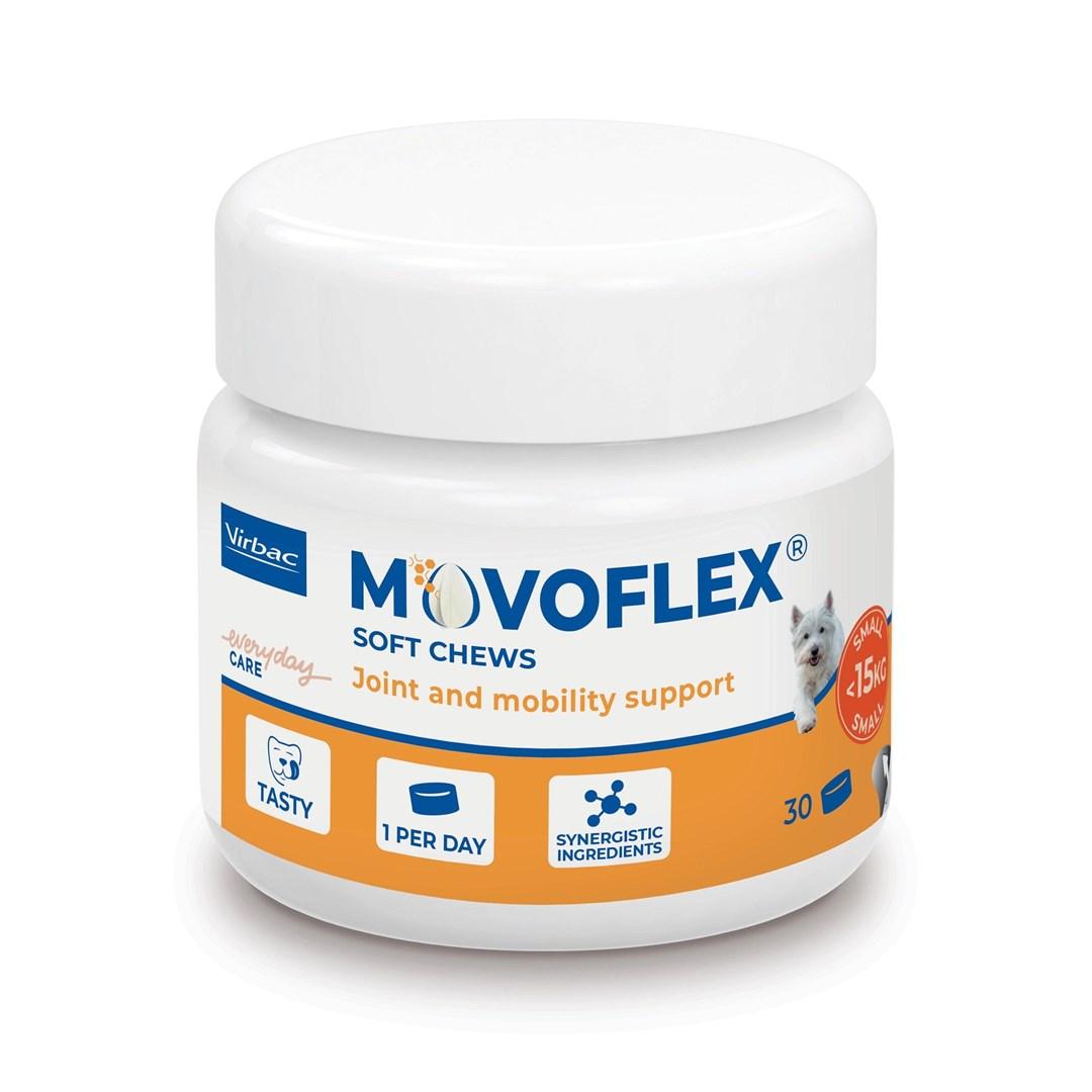 Virbac Movoflex S – ledtilskud til små hunde, 30 stk