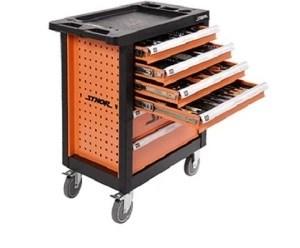 STHOR Sthor 58550 værktøjsvogn i metal – 6 skuffer, 300 kg