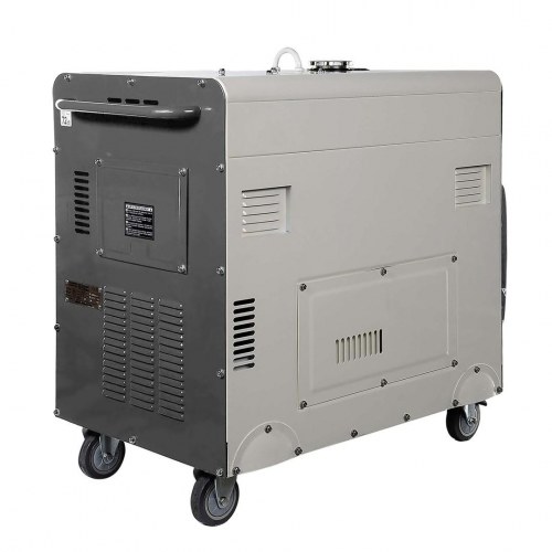Könner & Söhnen KS 9200HDES-1/3 ATSR dieselgenerator 7.000 W – rustfrit stål, 11 l, lydsvag