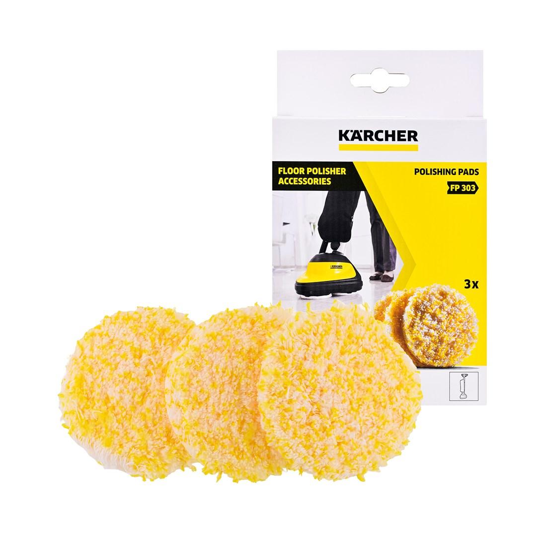 Kärcher FP 303 polerpuder - sæt med 3 stk. billede