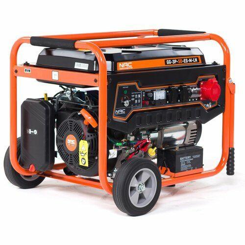 „Agregat Sourcing“ NAC generatorius 5,5 kW 400 V AVR SU starteris benzininis