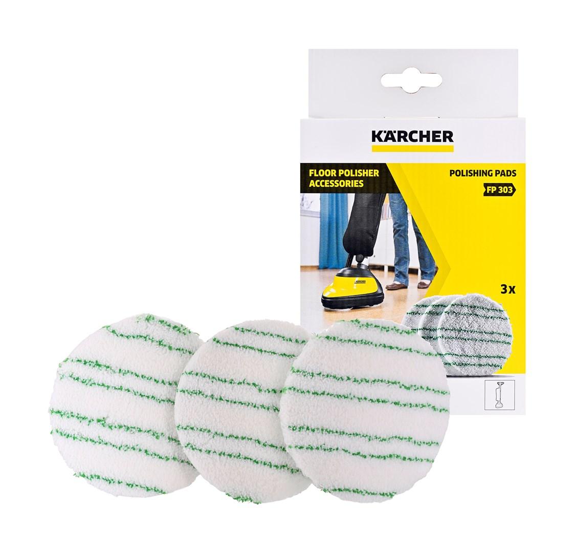 Kärcher FP 303 polerpuder - 3 stk. til gulvpolerer billede