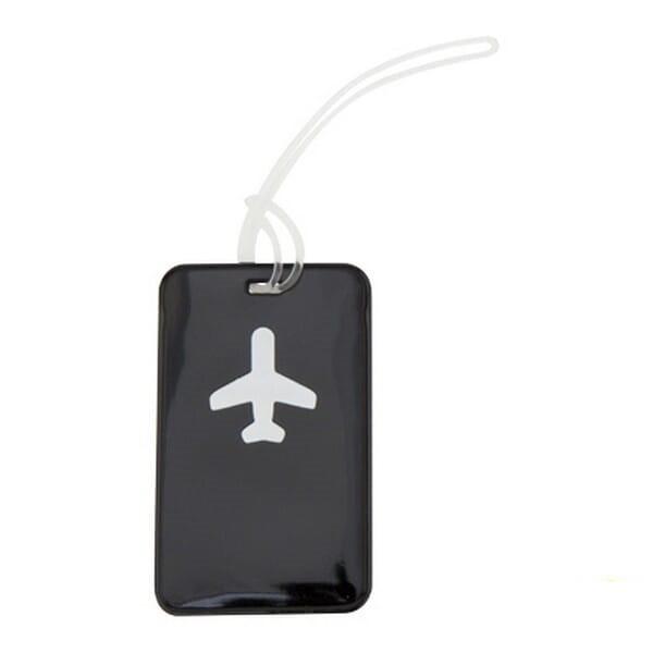 ID-etiketter til kuffert Fly 144159 Sort