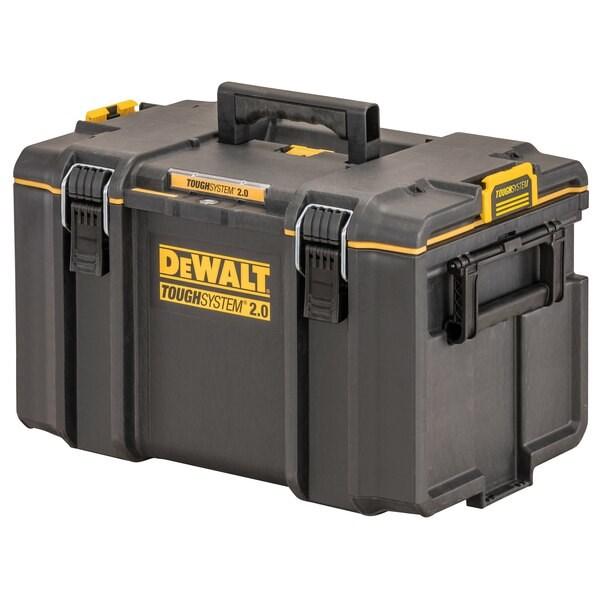 DeWALT DWST83342-1 ToughSystem 2.0 værktøjskasse - polycarbonat, sort/gul billede
