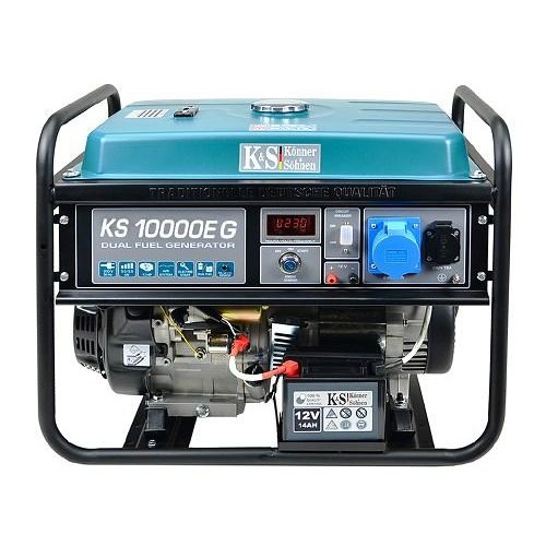 Könner & Söhnen KS 10000E G hybridgenerator 7,5 kW 230 V – elstart