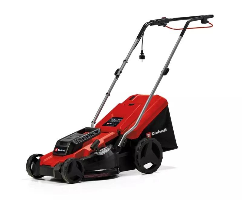 Einhell GC-EM 1600/37 ledningsdrevet plæneklipper 37 cm, sort/rød