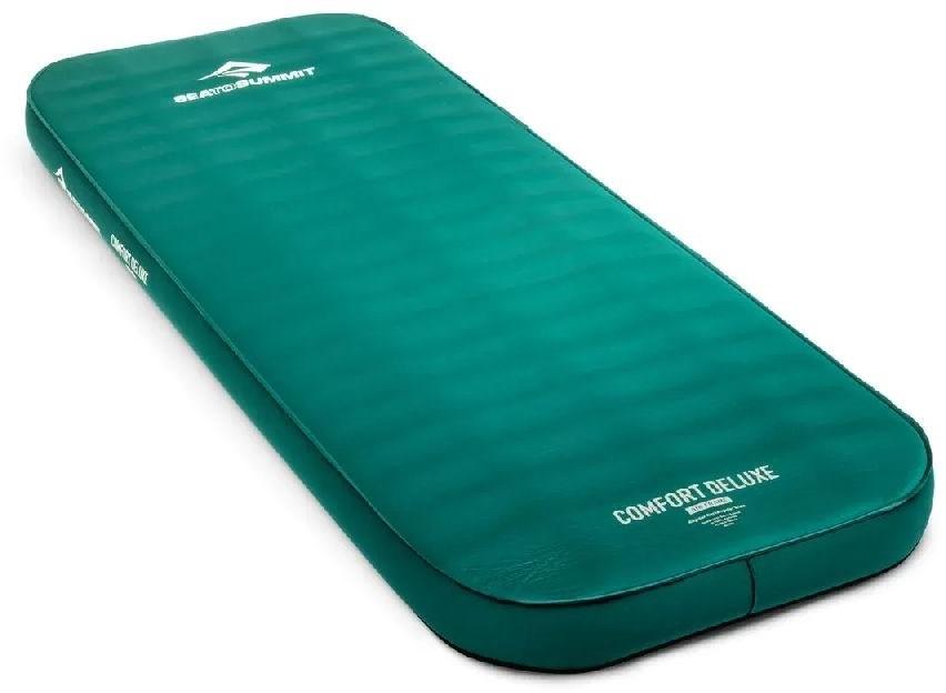 Sea To Summit Comfort Deluxe Self Inflating Mat - Reg Rectangular Wide Rain Forest - Liggeunderlag