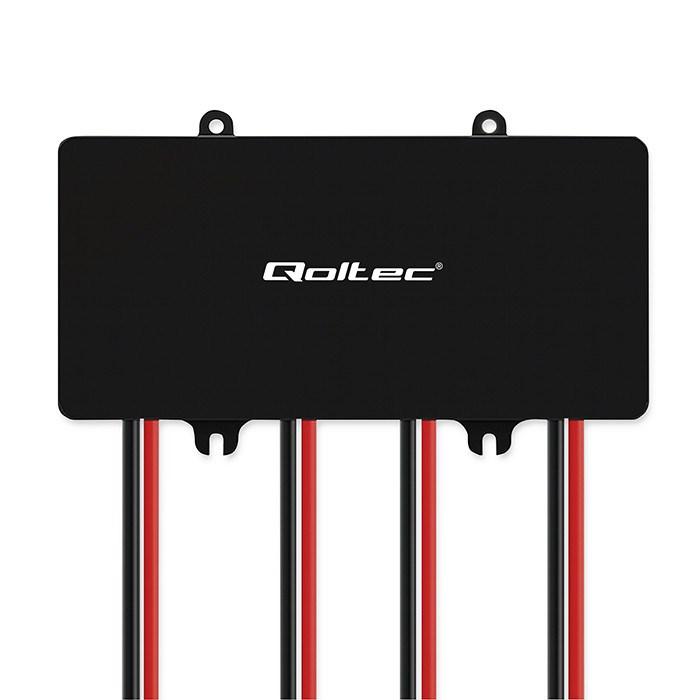 Qoltec spændingsbalancer 48 V til batterier 4 × 12 V | 10 A | LiFePO4/AGM/GEL