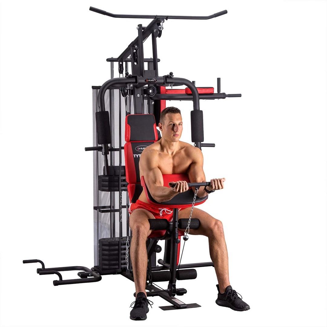 HMS TYTAN 12 multigym - komplet styrketræningsstation billede