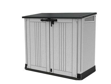 Keter Garden & Balcony Box Midi - grå/sort 132 × 71,5 × 113,5 cm
