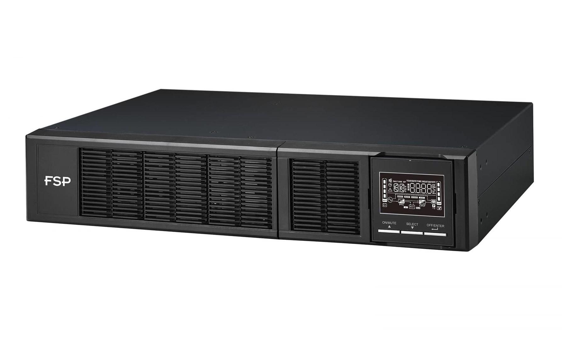 Fortron FSP Clippers RT 3K UPS – online dobbeltkonvertering, 3 kVA / 3.000 W billede