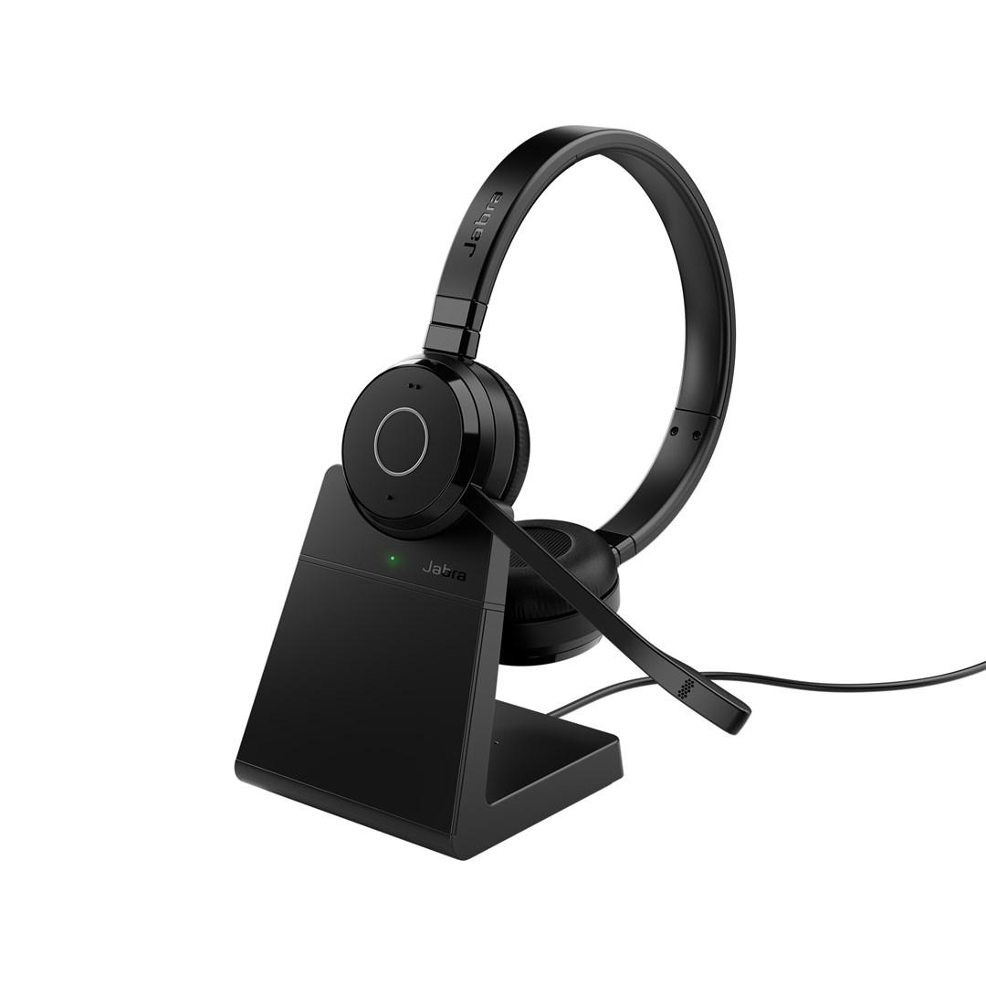 Jabra Evolve 65 TE MS Stereo med ladestand (Link 390a) billede