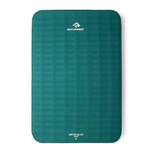 Sea to Summit Comfort Deluxe selvoppustelig dobbeltmadras - Rain Forest