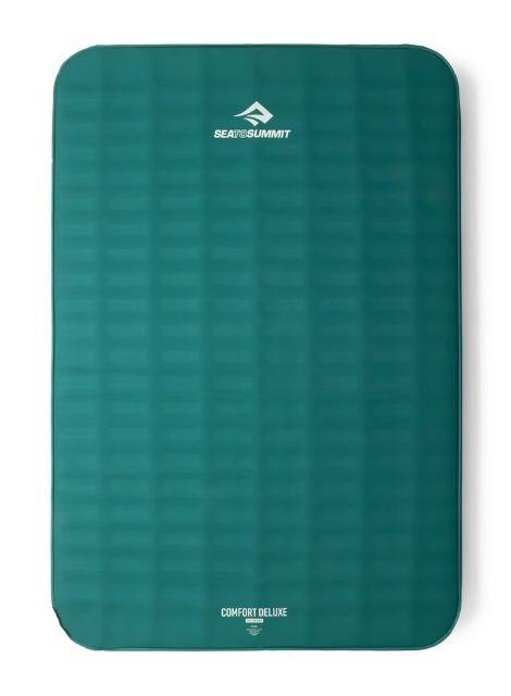 Sea To Summit Comfort Deluxe Self Inflating Mat - Double Rain Forest - Liggeunderlag