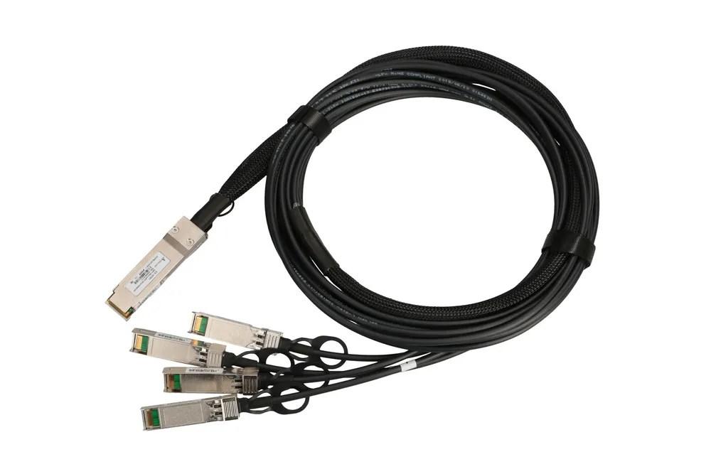 Extralink QSFP+ til 4x SFP+ DAC-kabel 40 Gbit/s – 3 m, 30AWG billede