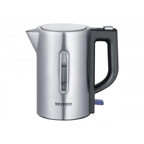 SEVERIN WK 3647 mini rejse-elkedel 0,5 l - børstet rustfrit stål/sort