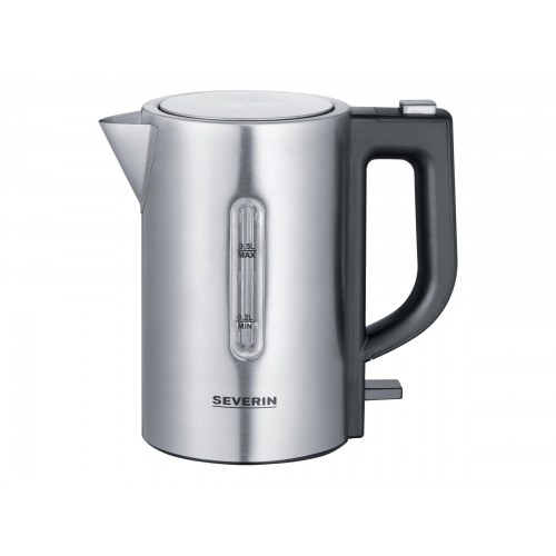 SEVERIN WK 3647 mini rejse-elkedel 0,5 l - børstet rustfrit stål/sort