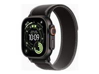 Apple Watch Ultra 3 49 mm - sort titanium med Trail Loop (S/M) billede