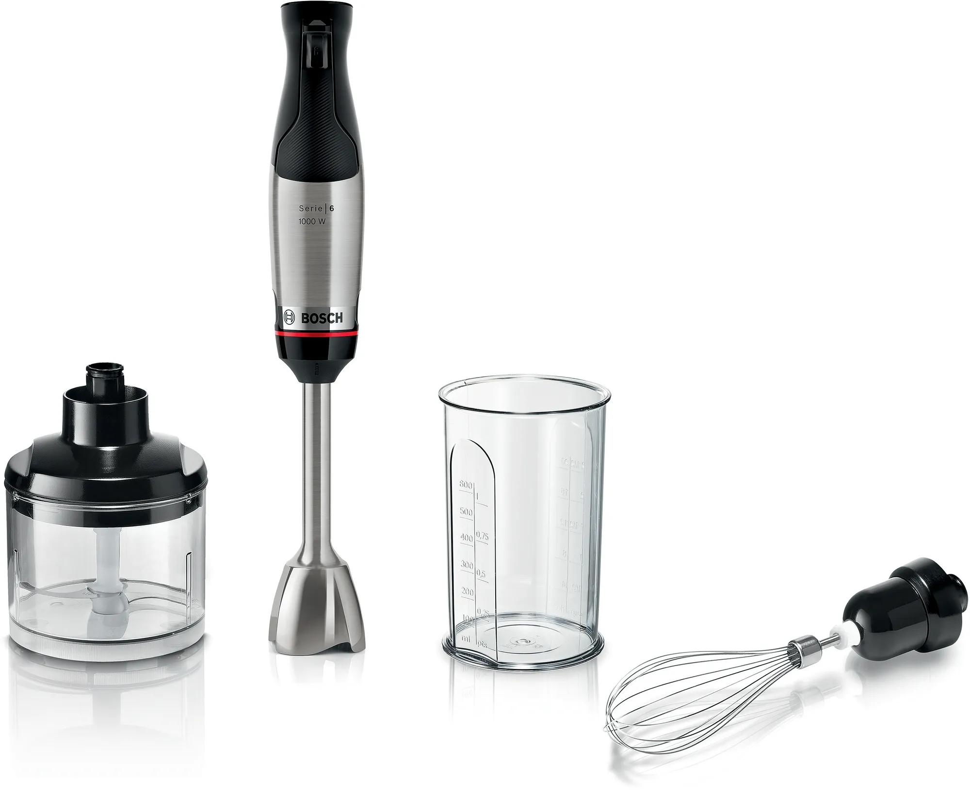 Bosch Serie 6 MSM6M621 stavblender 0,5 l - 1.000 W - sort/rustfrit stål billede