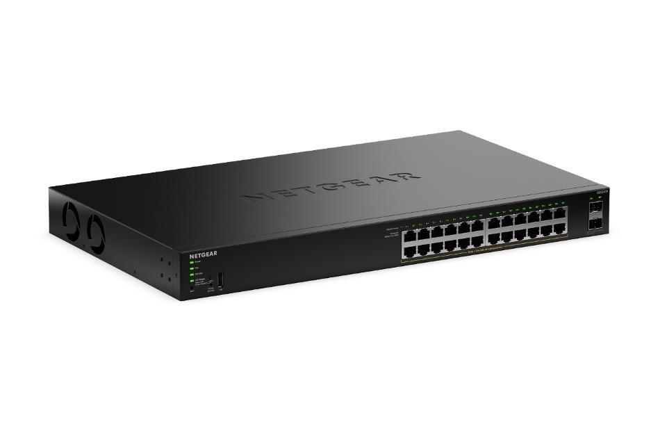 NETGEAR GS324TP Managed Gigabit switch - 24 porte, PoE, 190 W billede