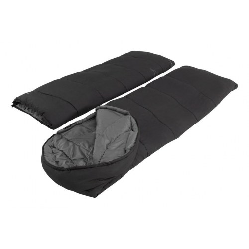 Easy Camp sovepose - voksen, microfiber/oxford/polyester - sort