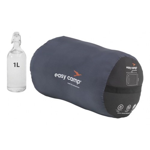 Easy Camp sovepose - voksen, microfiber/oxford/polyester - sort