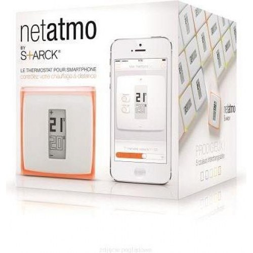 Netatmo NTH smart termostat - Wi‑Fi, Apple HomeKit, Google Assistant og Alexa