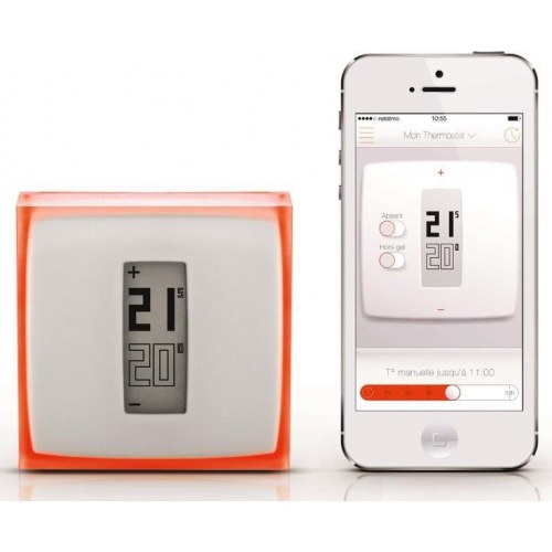 Netatmo NTH smart termostat - Wi‑Fi, Apple HomeKit, Google Assistant og Alexa