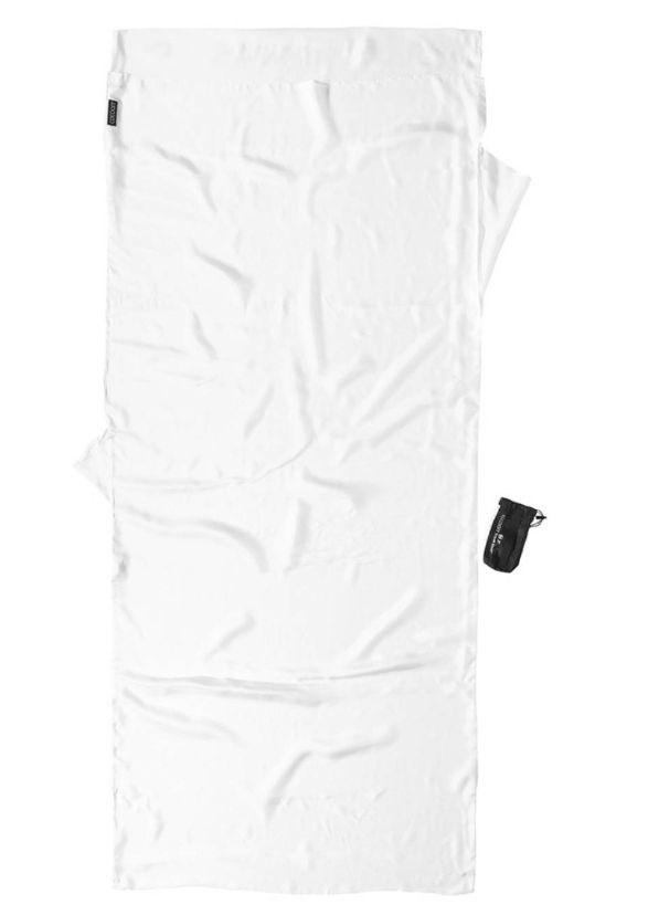 Kelioninė patalynė COCOON TravelSheet 210x88cm 100% Silk - Balta