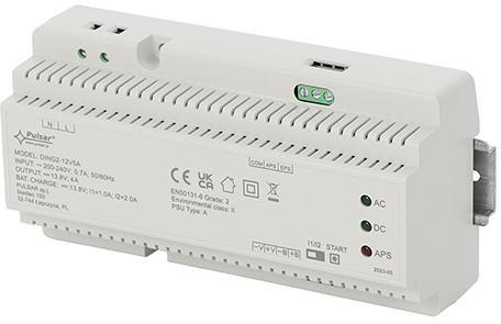 PULSAR DING2-12V5A DIN-skinne buffer-strømforsyning 13,8 V 5 A – Grade 2
