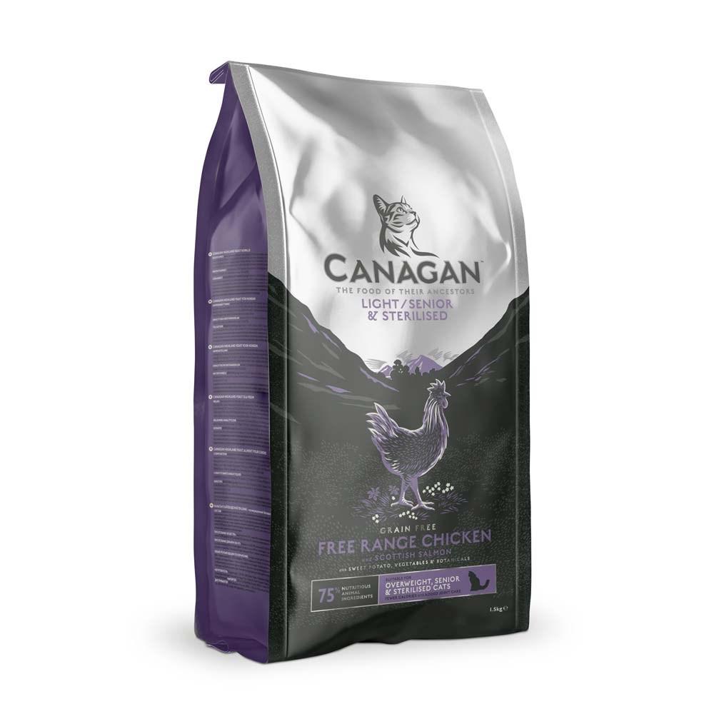 Canagan Light/Senior kylling – tørfoder til kat – 1,5 kg
