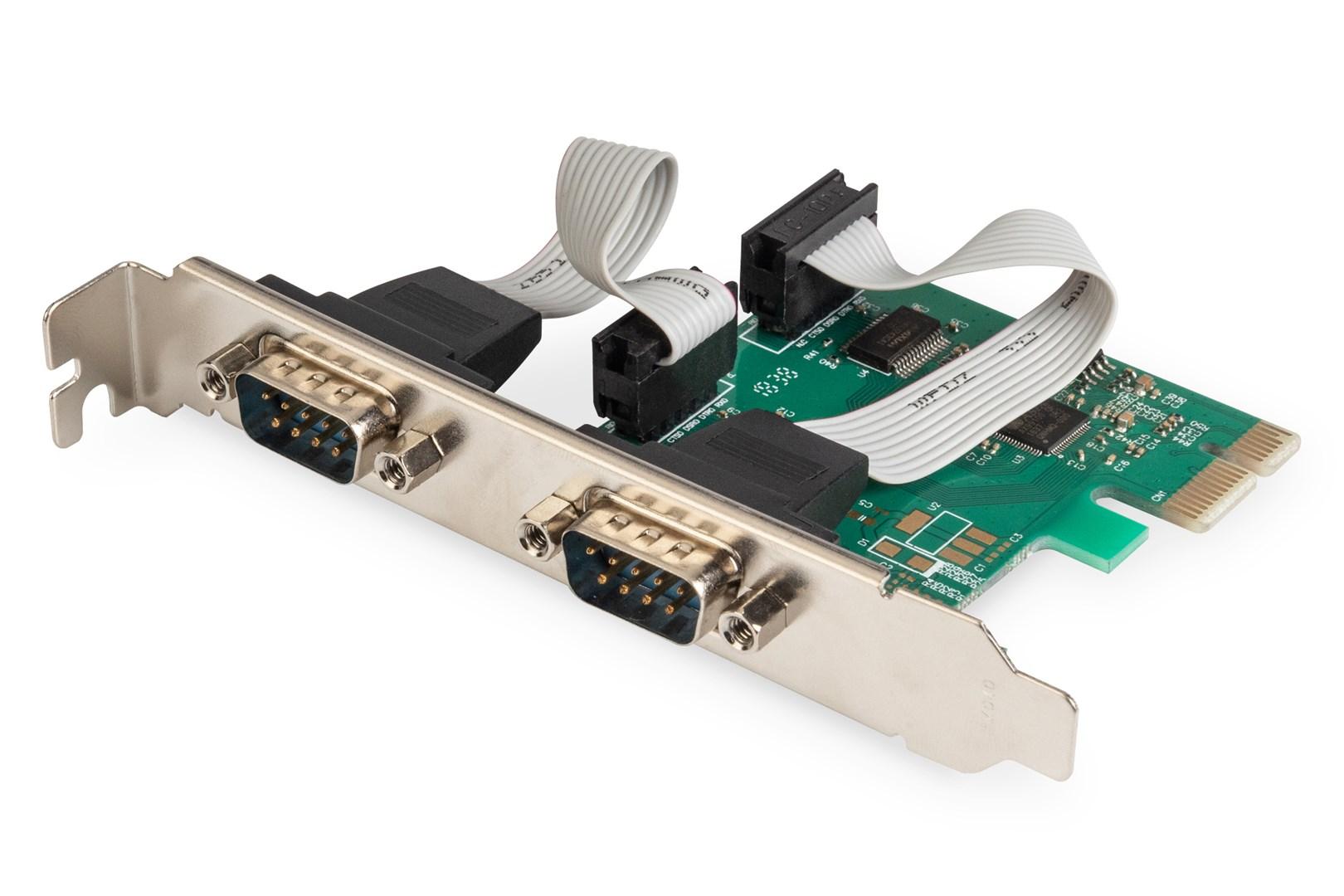 DIGITUS 2-port seriel interfacekort - PCIe (DS-30000-1) billede