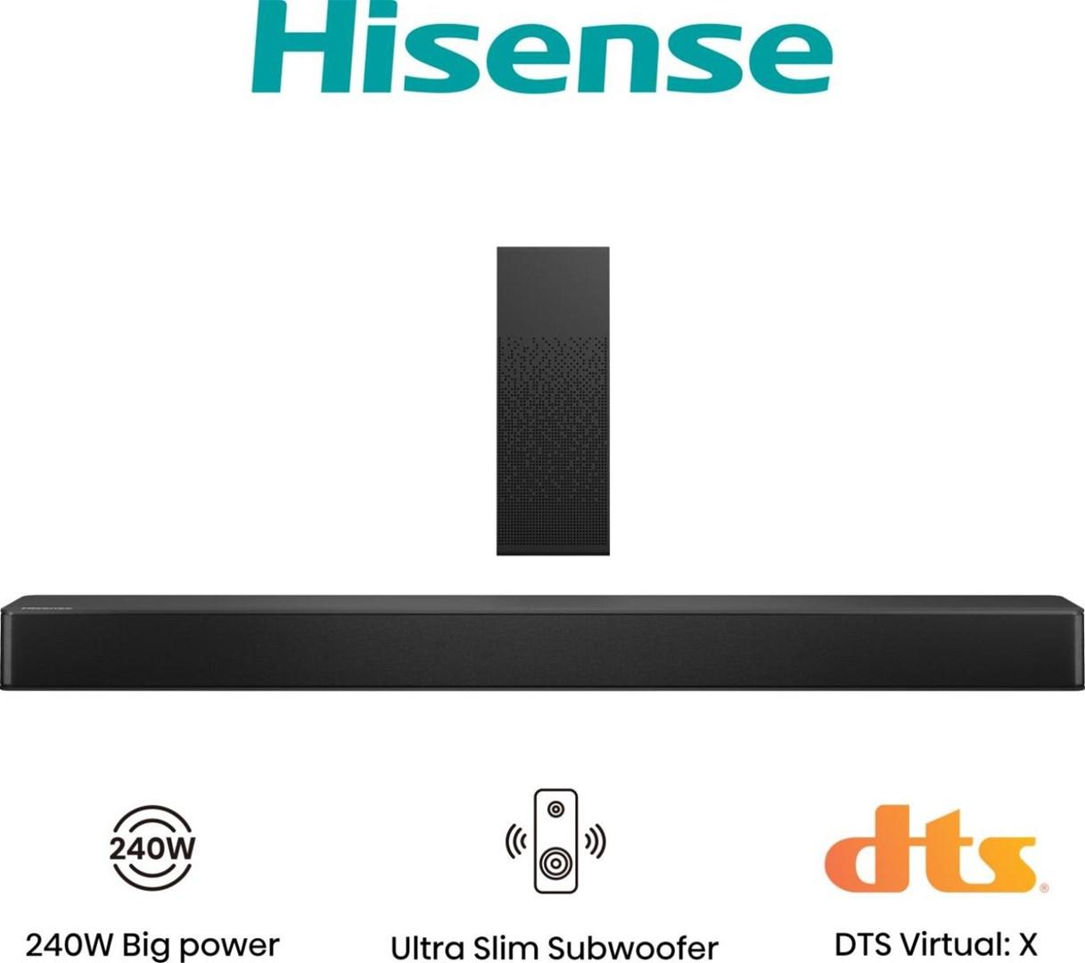 Soundbar Hisense HS2100 ČR - sort