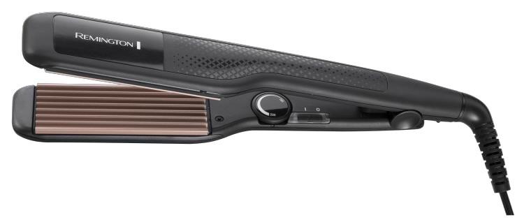 Remington S3580 Ceramic Crimp 220 - teksturjern, varm sort/rose