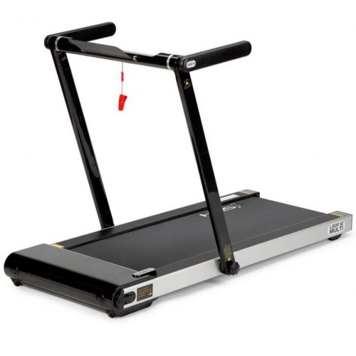 HMS LOOP12 MULTI løbebånd med skrivebord 1–12 km/t – sort