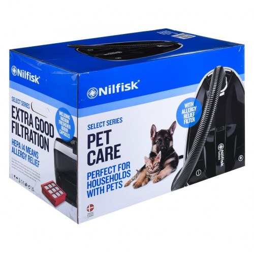 Nilfisk Select Pet Care støvsuger med pose 3,1 l – 650 W – sort