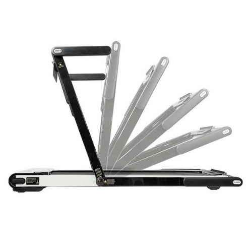 HMS LOOP12 MULTI løbebånd med skrivebord 1–12 km/t – sort